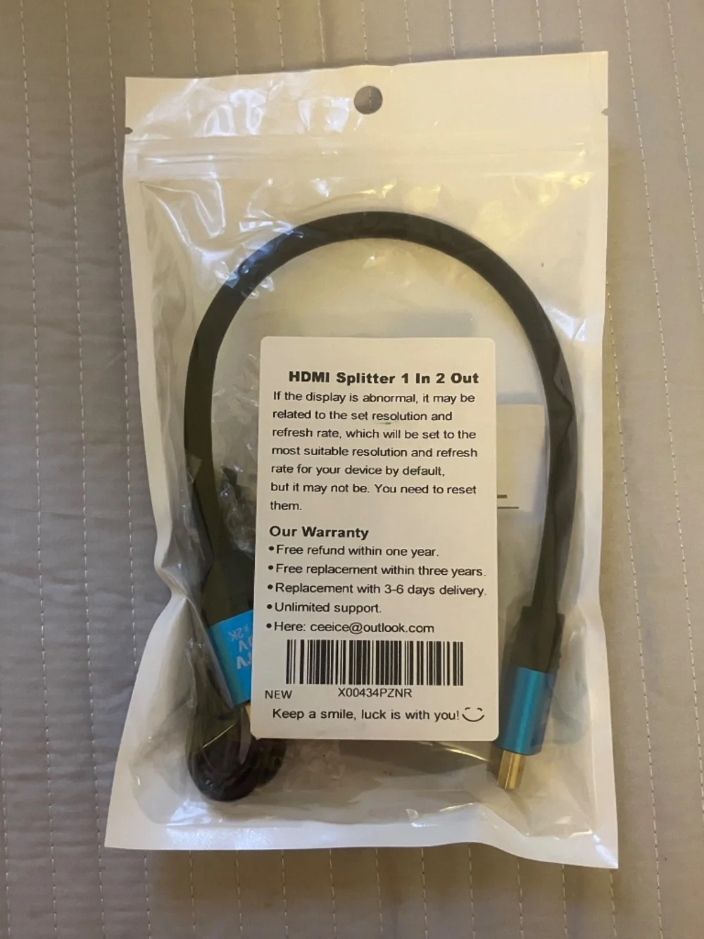 New HDMI 4K Splitter 1 in 2 Out